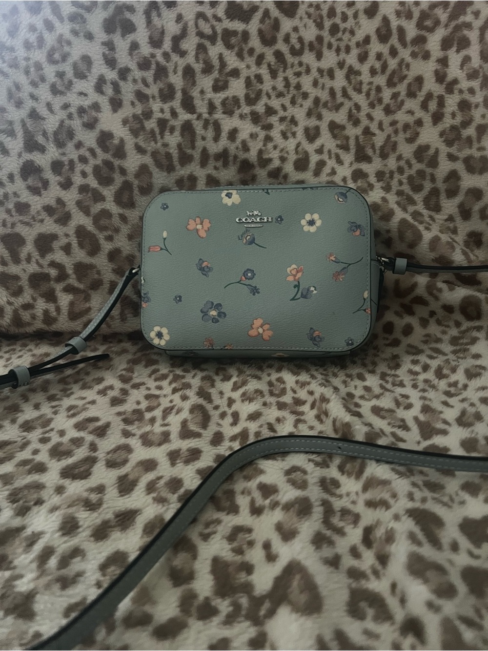 Coach Floral Print Crossbody Bag